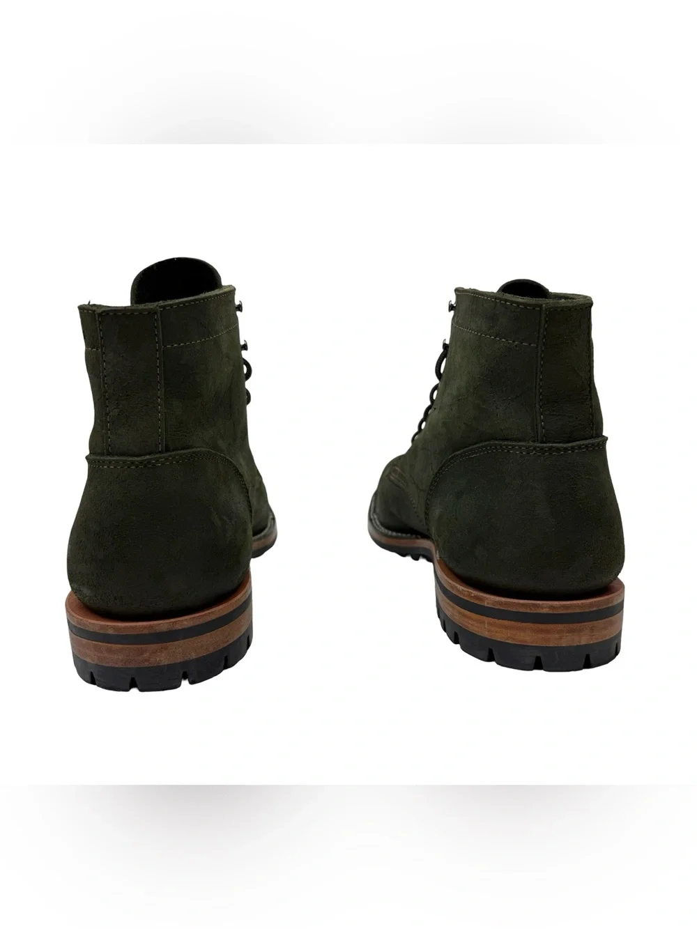 Truman Boot Co Green Leather Cap Toe Men’s 12 Boot Excellent